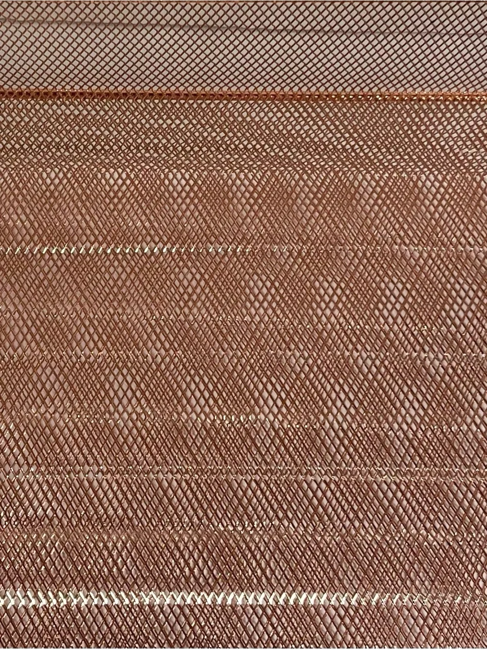 Copper-Tone Mesh/Metal Stackable Trays (2) Multipurpose/Stylish for Home/Office
